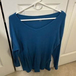 Blue American Eagle Long Sleeve Shirt size XS Never worn
